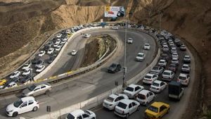 ترافیک سنگین در محورهای شمالی کشور
