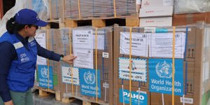 PAHO/WHO supports health response to Venezuela earthquake with the delivery of 27 tonnes of medicines and medical supplies