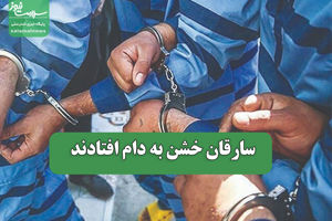 سارقان خشن به دام افتادند